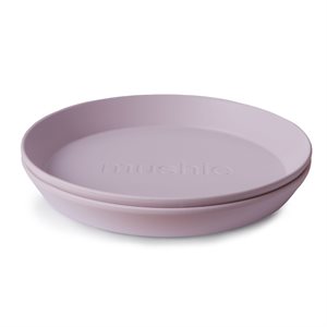 Mushie Dinner Plate - Round - Soft Lilac